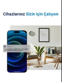 Hybrone Akıllı Wi-Fi LCD Ekranlı Sıcaklık ve Nem Sensörü, Gerçek Zamanlı Sıcaklık ve Nem Verileri, Uygulama Üzerinden Anında Bildirim - 6