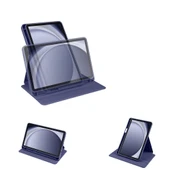 Galaxy Tab A9 Kılıf Zore Termik Kalem Bölmeli Dönebilen Standlı Kılıf thumbnail 11