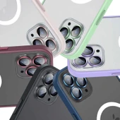 Apple iPhone 12 Kılıf Zore Mokka Wireless Kapak - 9