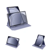 Galaxy Tab A9 Plus Kılıf Zore Termik Kalem Bölmeli Dönebilen Standlı Kılıf thumbnail 11