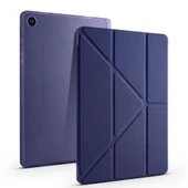 Galaxy Tab A9 Kılıf Zore Tri Folding Kalem Bölmeli Standlı Kılıf thumbnail 2