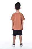 Mickey Baskılı 2'li Şort - T-Shirt Çocuk Takım - 12
