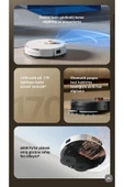 Xiaomi S20+ Plus Akıllı Robot Süpürge 6000Pa Yüksek Çekim Gücü Wİ-Fİ ve Ses İle Kontrol Özellikli - 7