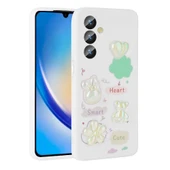 Galaxy A23 4G Kılıf Kabartma Figürlü Parlak Zore Toys Silikon Kapak thumbnail 1