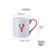 Mikasa Fine China 280 ml Düz Taraflı Kupa Istakoz thumbnail 2
