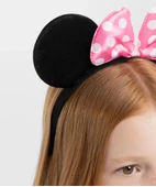 Nessiworld Pembe Fiyonklu Minnie Mouse Tacı Mini Kulak thumbnail 1