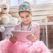 NessiWorld Karlar Ülkesi Mavi Kalpli Taşlı Elsa Tacı - 3