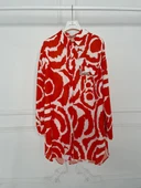 DESENLİ KREP GÖMLEK - 1