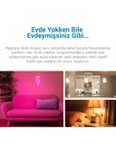 Hybrone LED RGB Wİ-Fi Akıllı Ampul, 4lü Set, 16 Milyon Renk, 900 Lümen, E27 Duy, Uygulama ile Kontrol - 4