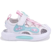 Vicco 332P25Y221 Rocket Beyaz Ortopedik Günlük Işıklı Kız Çocuk Spor Sandalet thumbnail 2