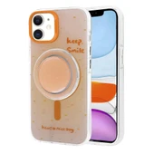 Apple iPhone 11 Kılıf M-safe Şarj Özellikli Tak-Çıkar Pop Soketli Zore Tiktok Kapak - 1