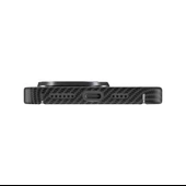 Apple iPhone 15 Pro Kılıf M-safe Şarj Özellikli 600D Kevlar Zore Krek Karbon Standlı Kapak thumbnail 4