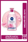 NİVEA AQUA ROSE ORGANİK GÜL SUYU İÇEREN MİCELLAR MAKYAJ TEMİZLEME SUYU 400ML - 1