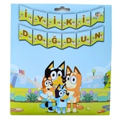 Bluey Temalı İyiki Doğdun Banner - 1