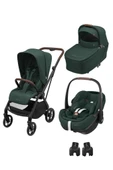 Maxi-Cosi Leona2 3 ü 1 Arada Seyahat Sistem Bebek Arabası Twillic Green - 1