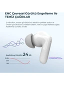 Bix Soundcraft Tw1 Anc Çağrı ve Aktif Gürültü Önleyici Bluetooth 5.2 Ipx4 Kulak Içi Kulaklık Beyaz - 2