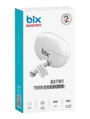 Bix Soundcraft Tw1 Anc Çağrı ve Aktif Gürültü Önleyici Bluetooth 5.2 Ipx4 Kulak Içi Kulaklık Beyaz - 6