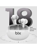 Bix Soundcraft Tw1 Anc Çağrı ve Aktif Gürültü Önleyici Bluetooth 5.2 Ipx4 Kulak Içi Kulaklık Beyaz - 3