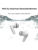 Bix Soundcraft Tw1 Anc Çağrı ve Aktif Gürültü Önleyici Bluetooth 5.2 Ipx4 Kulak Içi Kulaklık Beyaz - 5