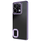 Xiaomi Redmi Note 13 Pro 5G Kılıf Kamera Korumalı Logo Gösteren Zore Omega Kapak - 5
