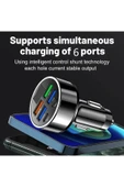 MFS  6'sı 1 Arada Hızlı Şarj Araba Adaptörü, 3.1A & Çift Type-C, Dijital Ekran - 4