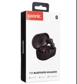 Asonic Asonic AS-TWS7S Siyah Mobil Telefon Uyumlu Bluetooth TWS AirPods Mikrofonlu Kulaklık - 2