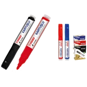 Mikro Tahta Kalemi Kartuşlu Siyah (12 adet) MR-6019 - 1