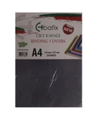 Bafix Cilt Kapağı Plastik Opak A4 350 MIC Buzlu Şeffaf-50-PKT - 1