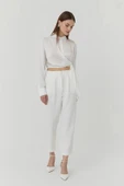 Quzu Kemer Detaylı Kadın Pantolon thumbnail 1