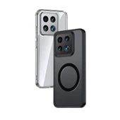 Xiaomi Mi 14 Kılıf Sert PC Arka Yüzey Wireless Şarj Özellikli Zore Flet M-safe Kapak - 6