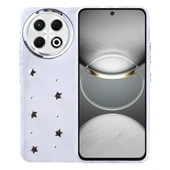 Tecno Spark 30 Pro Kılıf Airbag Tasarımlı Simli Şeffaf Kutup Kapak thumbnail 1