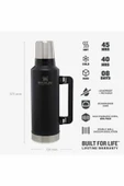 Stanley 2 QT Klasik Vakumlu Paslanmaz Çelik Termos 1.9 LT 1,9 LT - Siyah 10-07934-004 - 5