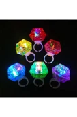YNT İthalat Kristal Tasarımlı Led Glow Işıklı 3 Modlu Kırmızı Yüzük 3.5 X 5 Cm - 3