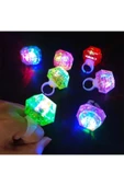 YNT İthalat Kristal Tasarımlı Led Glow Işıklı 3 Modlu Kırmızı Yüzük 3.5 X 5 Cm - 2