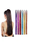 Vipfoni Hair Tinsel - Saç Simi Rengarenk Saç Aksesuarı 2 Adet - 3