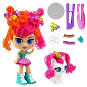 Silverlit Curli Girls Bebek ve Hayvan 2'li Set - Mei Li ve Lulu thumbnail 1