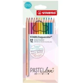 Stabilo Aquacolor Pastellove 12 Li 1612/7 - 1