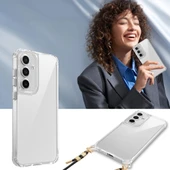 Galaxy A35 Kılıf Airbagli Takılabilir Askı Aparatlı Zore Snap Silikon Kapak - 6