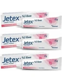 Jetex %5 15 Gr Krem 4'Lü PAKET (SKT:08/2028) - 1