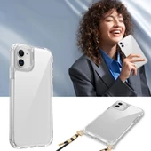 Apple iPhone 11 Kılıf Airbagli Takılabilir Askı Aparatlı Zore Snap Silikon Kapak - 6