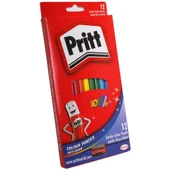Pritt Kuru Boya Karton Kutu Jumbo Üçgen 12 Renk 1219733 - 1