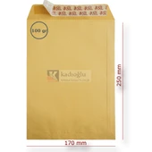 Asil Doğan Torba Zarf Formula Silikonlu 17x25 100 GR (100 lü) - 1