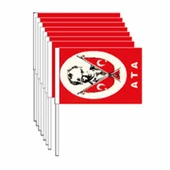 Vatan Sopalı Atalı Bayrak 20x30 - 1