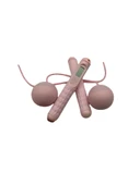 Valkyrie Halatsız Ağırlık Toplu Sayaçlı Atlama İpi Pembe - 1