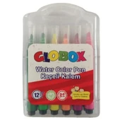 Globox Keçeli Kalem 12 Li Plastik Kutu 3382 - 1