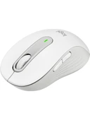 Logitech Signature M650 Küçük ve Orta Boy Sağ El Için Sessiz Kablosuz Mouse - Beyaz - 1