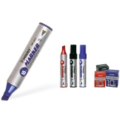 Mikro Markör Permanent Jumbo 10 MM Mavi (12 adet sadece mavi) - 1