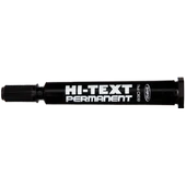 Hi-Text Markör Kesik Uçlu Siyah 830PC (12 adet) - 1