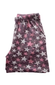 Kadın Battal Yıldız Desenli Kısa Kollu  Şortlu Pijama Takım - 5510 - STLLA PNK - 3