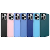 Apple iPhone 14 Pro Max Kılıf Metal Çerçeve ve Buton Tasarımlı Silikon Zore Luna Kapak thumbnail 2